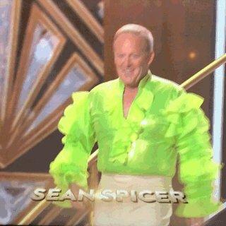  Sean Spicer dons ruffled shirt, shimmies his way onto Dancing With the Stars