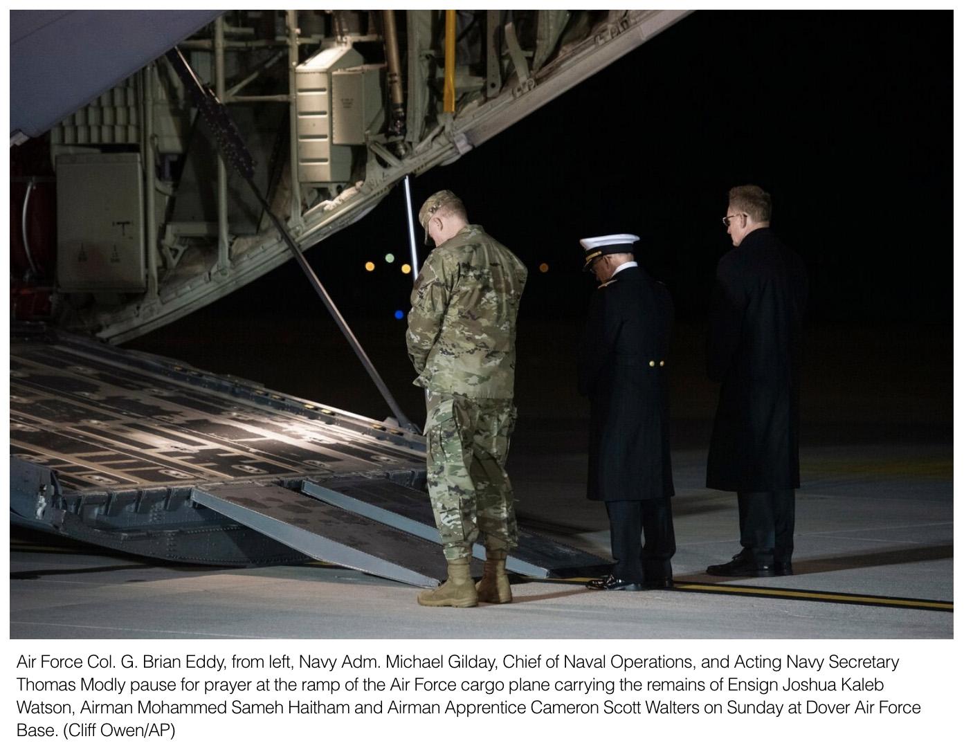  Navy posthumously advances Pensacola shooting victims