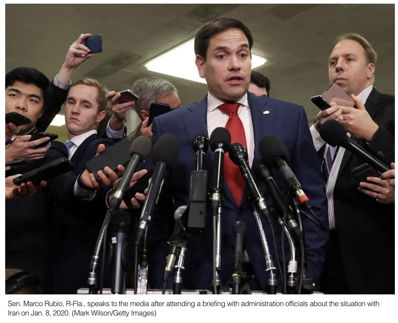 Dems, GOP divided after Iran briefing from Trump administration officials