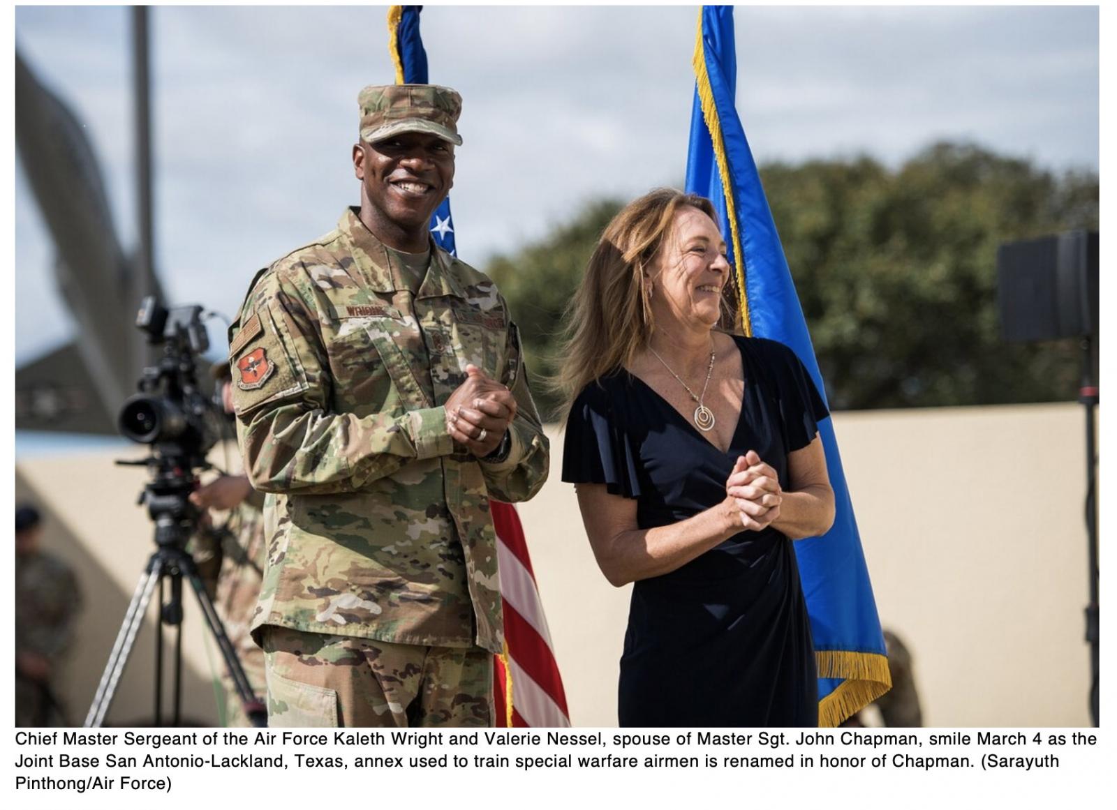 Special warfare training annex renamed for Medal of Honor recipient Chapman