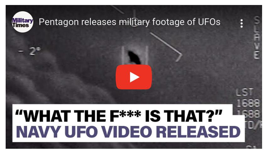  Pentagon releases videos of encounters between UFOs and Navy pilots