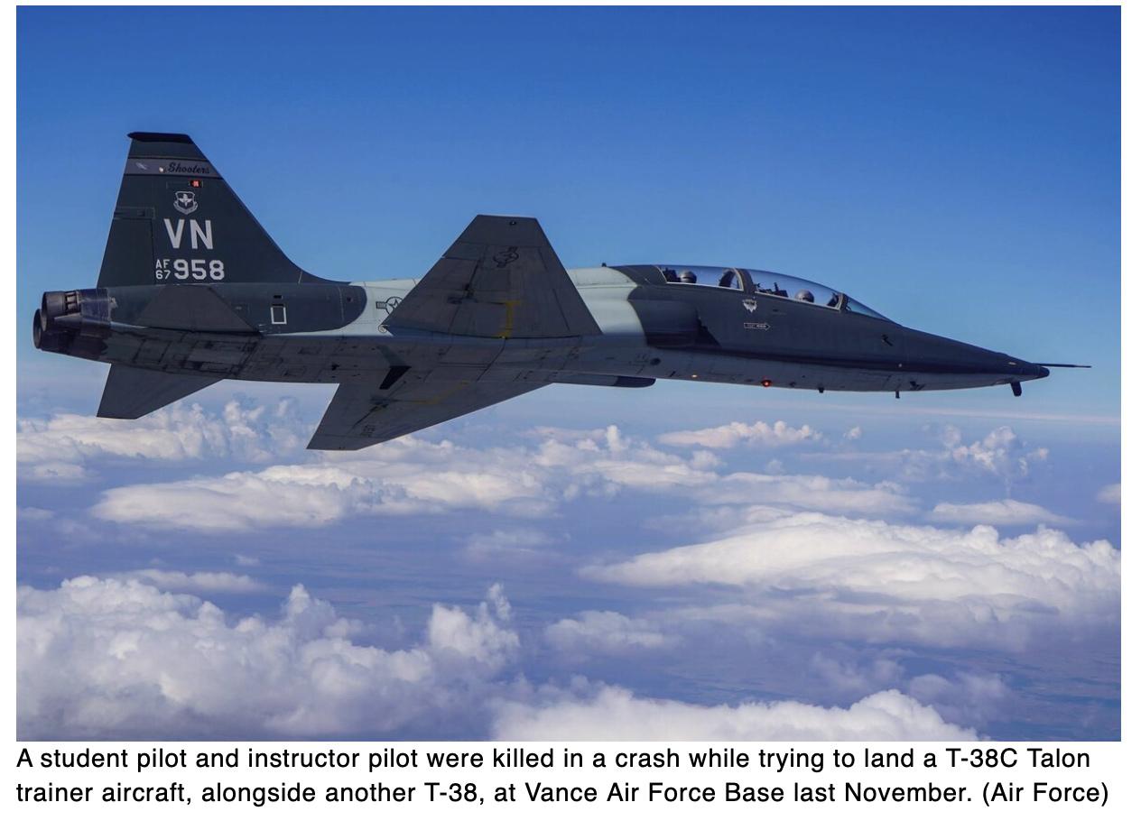 Family blasts fatal T-38 crash report as grossly incomplete, demands simultaneous landings end
