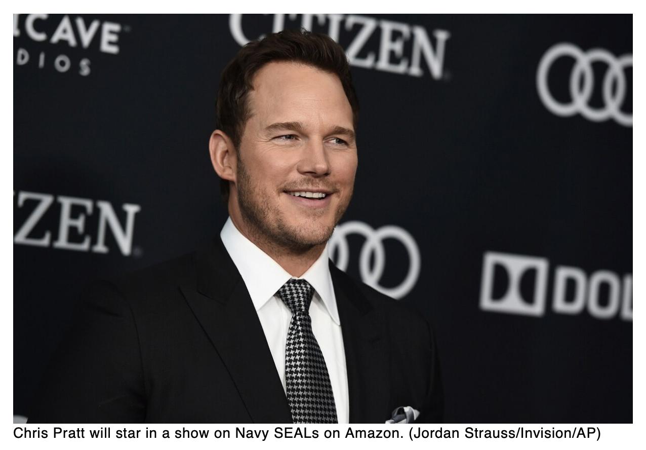  Chris Pratt to star as revenge-bent Navy SEAL in upcoming Amazon series