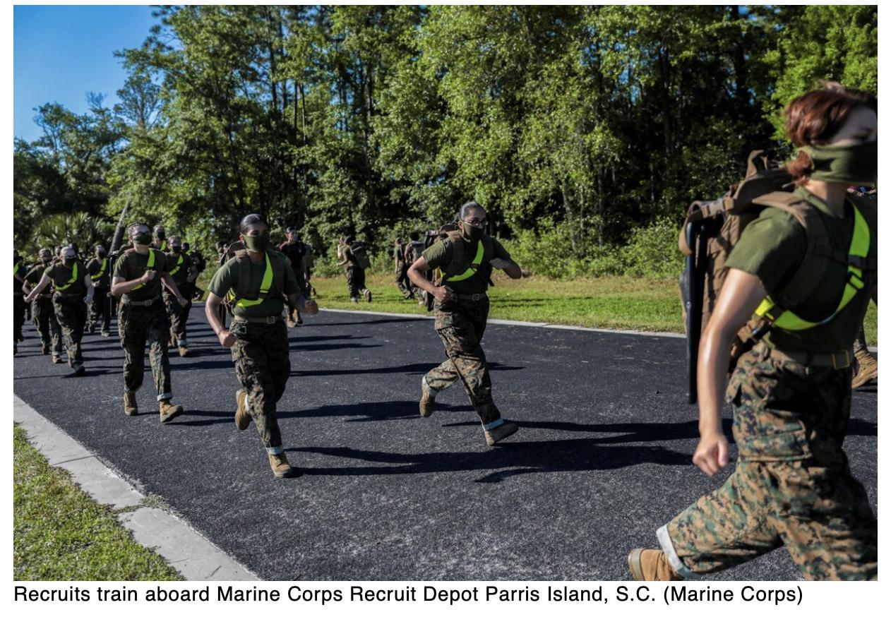  Marine recruits helping provide insight into COVID-19