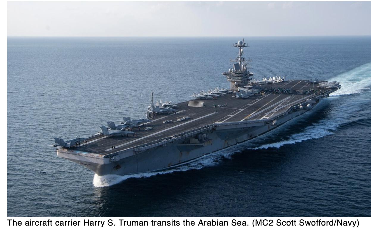  Aircraft carrier Truman is back in Norfolk after extended deployment