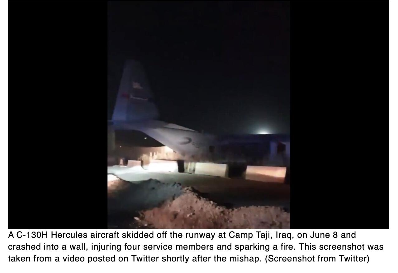  Coalition denies Iraqi militia claim that it caused C-130 crash in Iraq