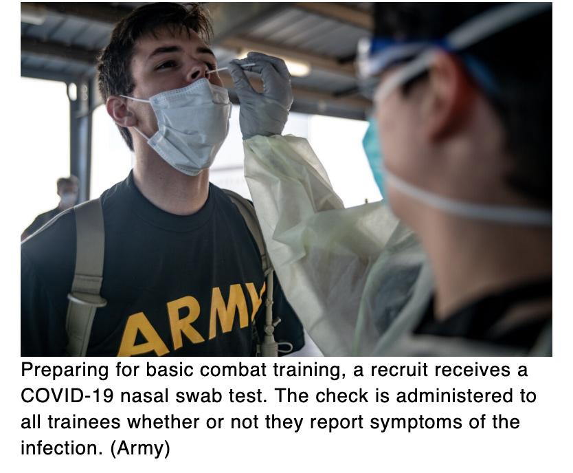  As COVID-19 spikes across US, troop diagnoses jump 20 percent in a week