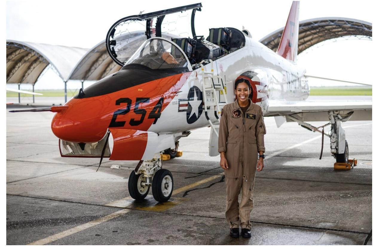  This officer is the Navys first known Black female tactical jet pilot