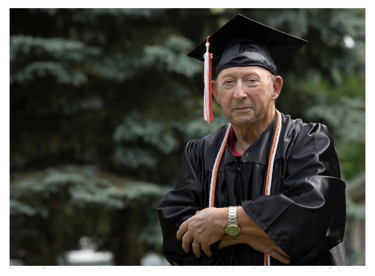  87-year-old Korean War veteran graduates high school