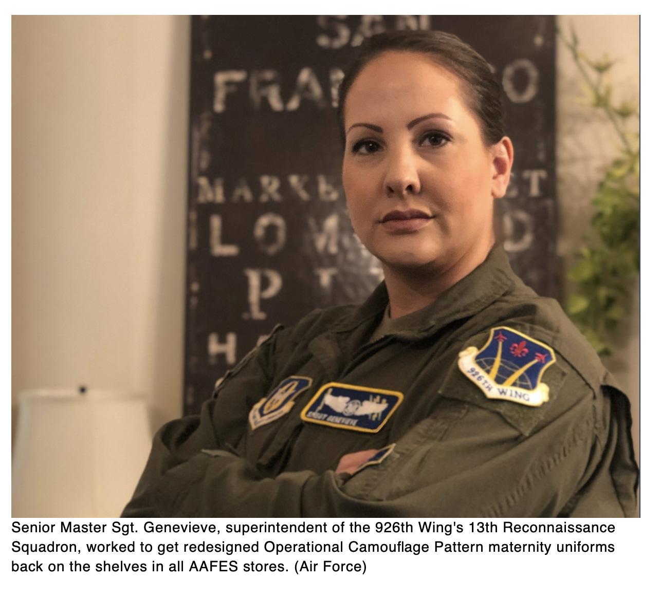  How one airmans experiences gave birth to new policy on maternity uniforms