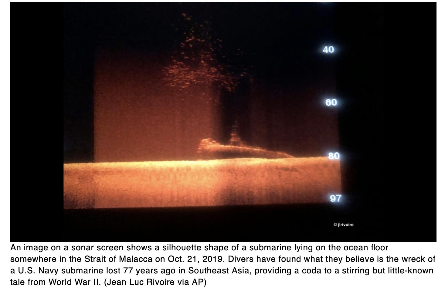  Divers may have found US Navy submarine Grenadier lost in WWII