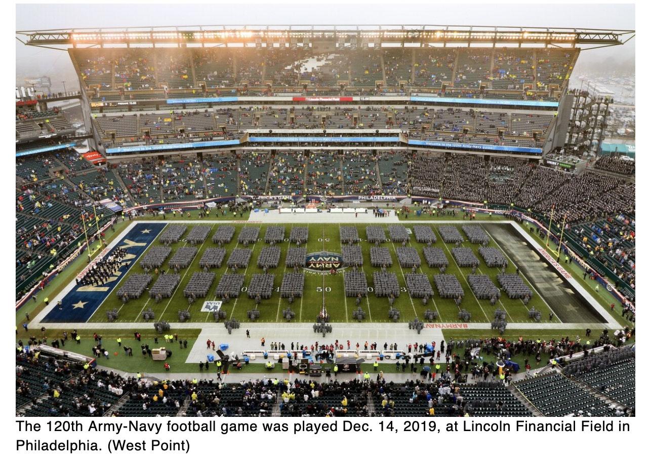  Army-Navy Game to be held at West Point for first time since World War II