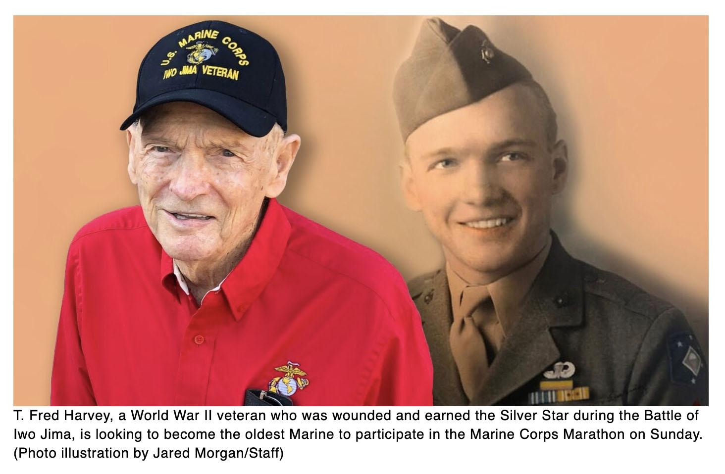  97-year-old Silver Star Iwo Jima veteran to be oldest Marine participant in Marine Corps Marathon