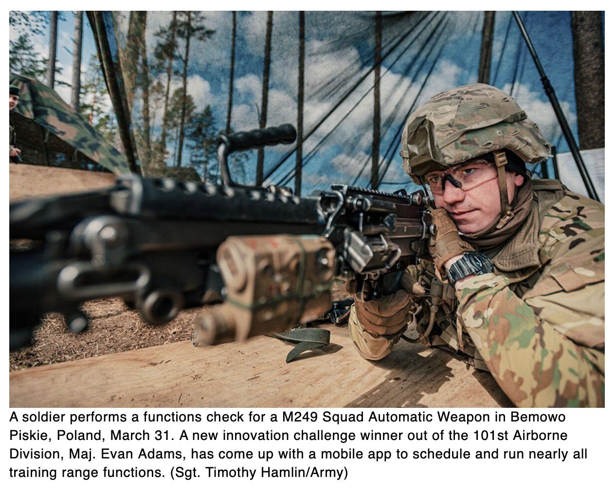  This Army major may have just solved your range time problems