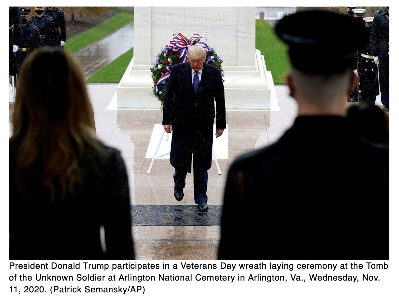 General Milleys wife saved a mans life at the Veterans Day ceremony at Arlington