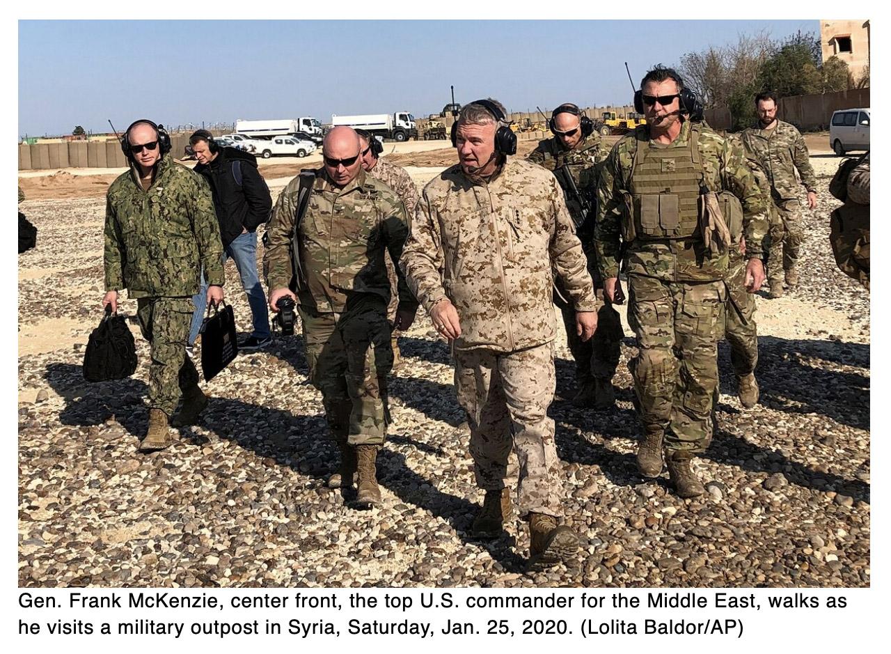  Iranian attacks are down, but not over, CENTCOM commander says
