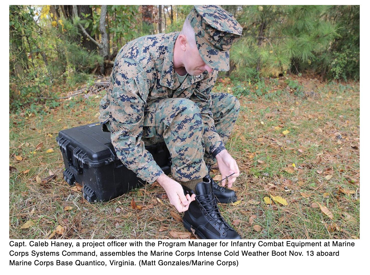  New cold weather boots to hit the Marine fleet in 2021