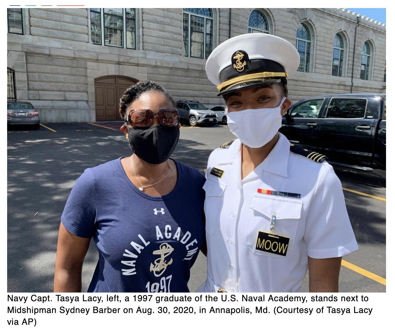  Naval Academy midshipman reaches a milestone for Black women