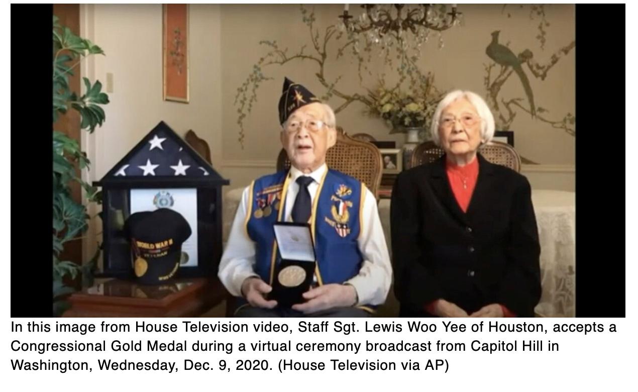  Chinese Americans who served in WWII honored by Congress