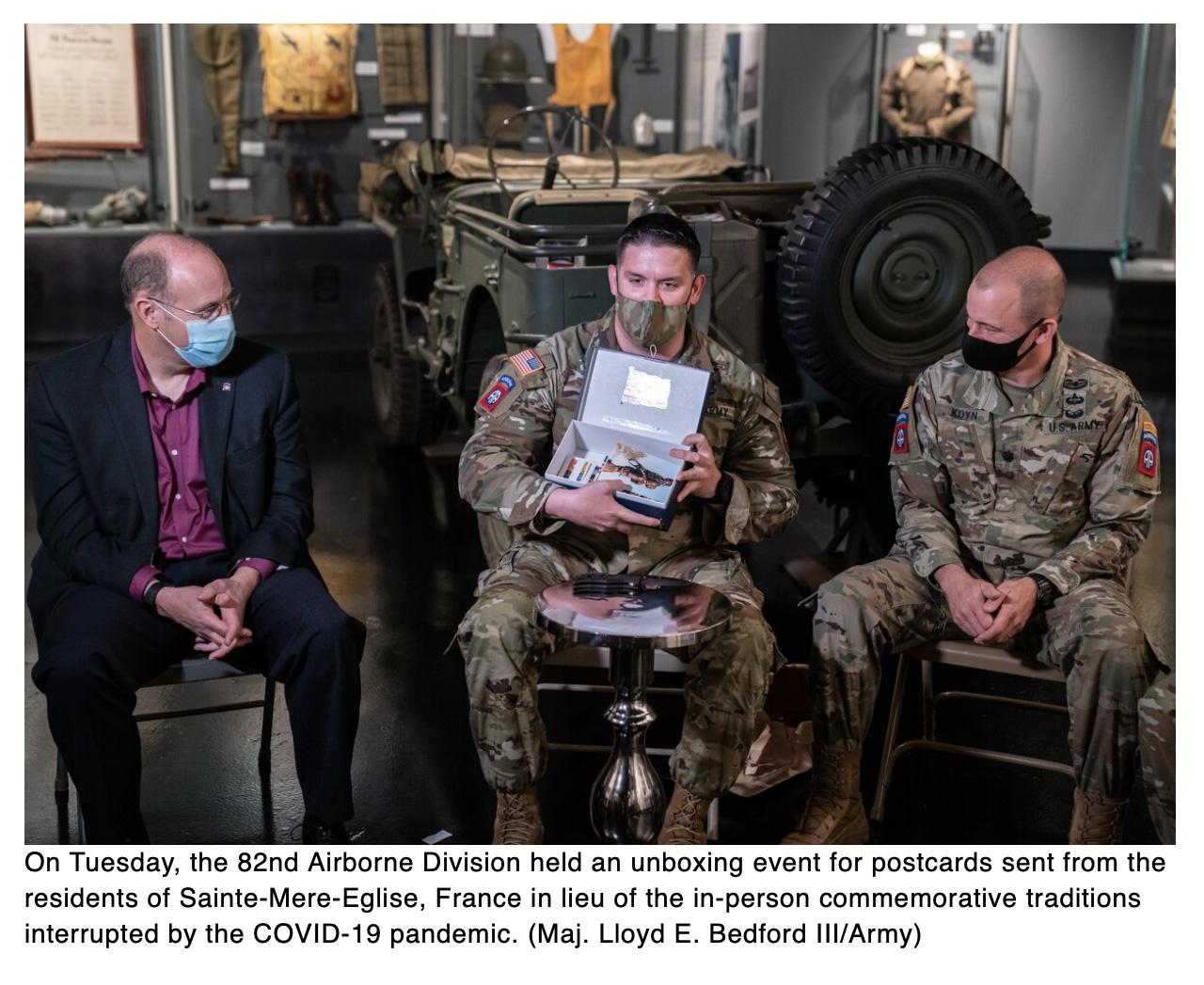 82nd Airborne special relationship with D-Day village endures virtually amid pandemic