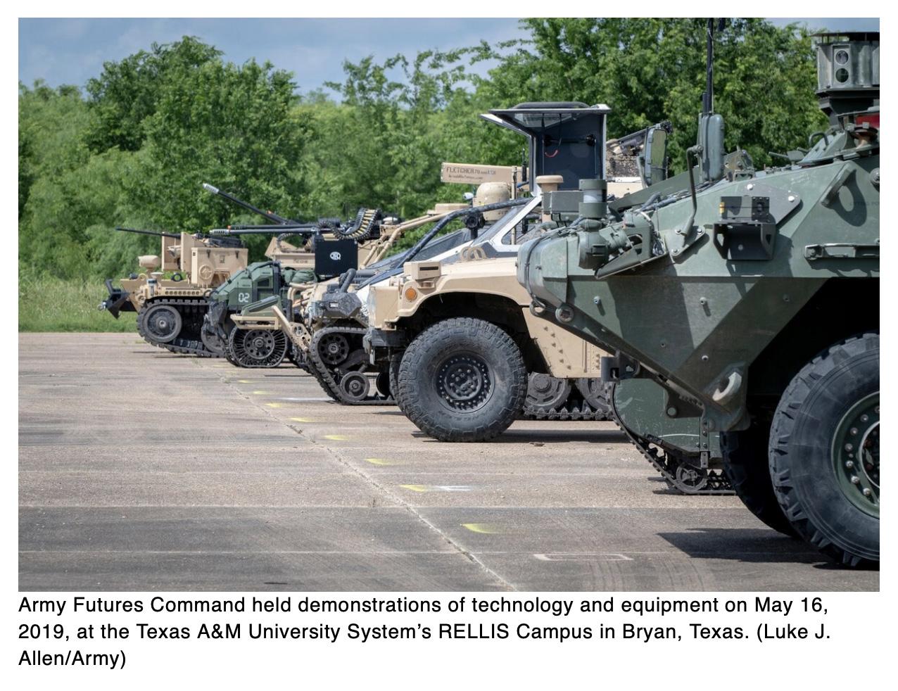  Army partners with Clemson to create autonomous armored vehicle models