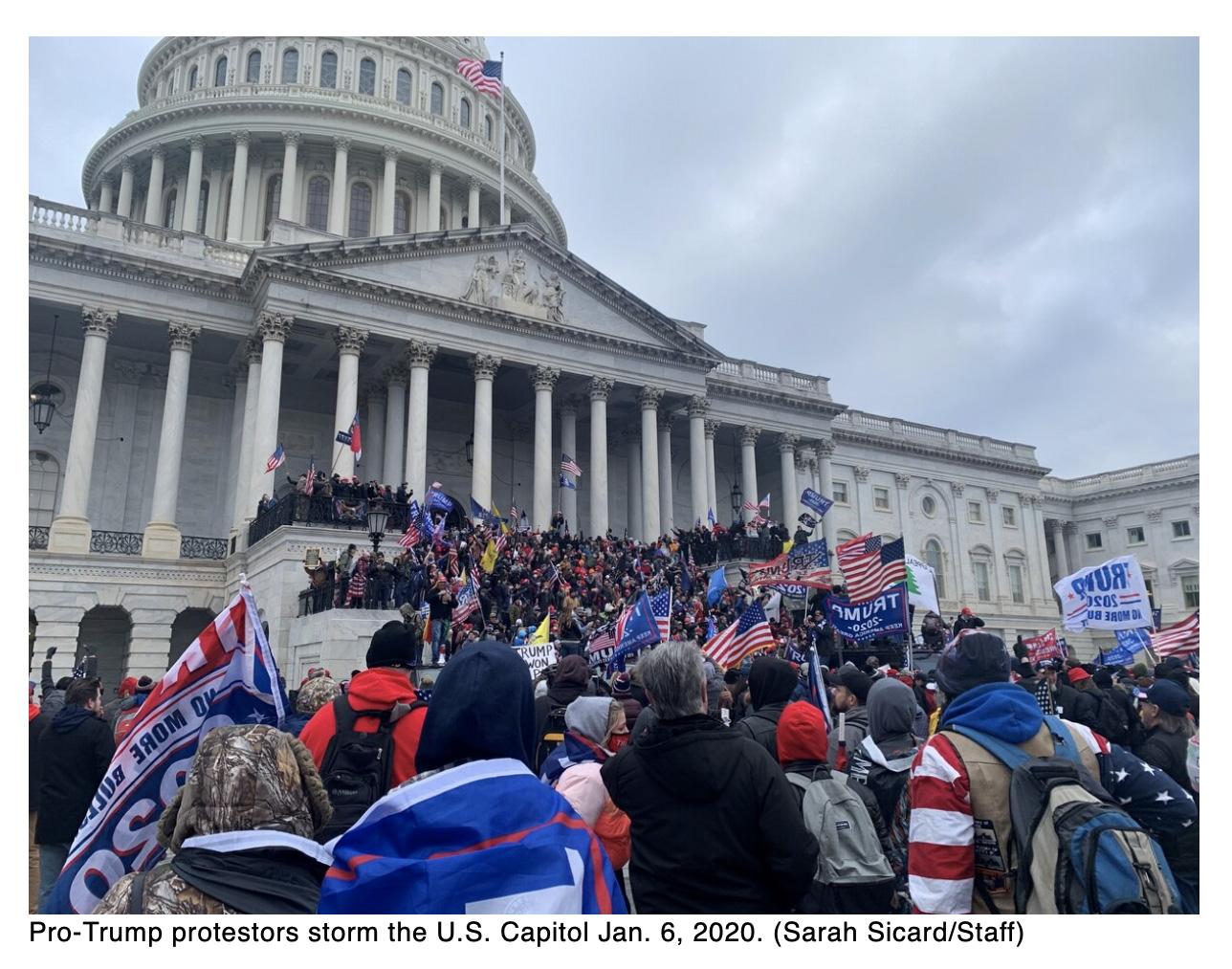Entire DC Guard, plus 500 from MD and others from VA, activated after pro-Trump protestors storm Capitol