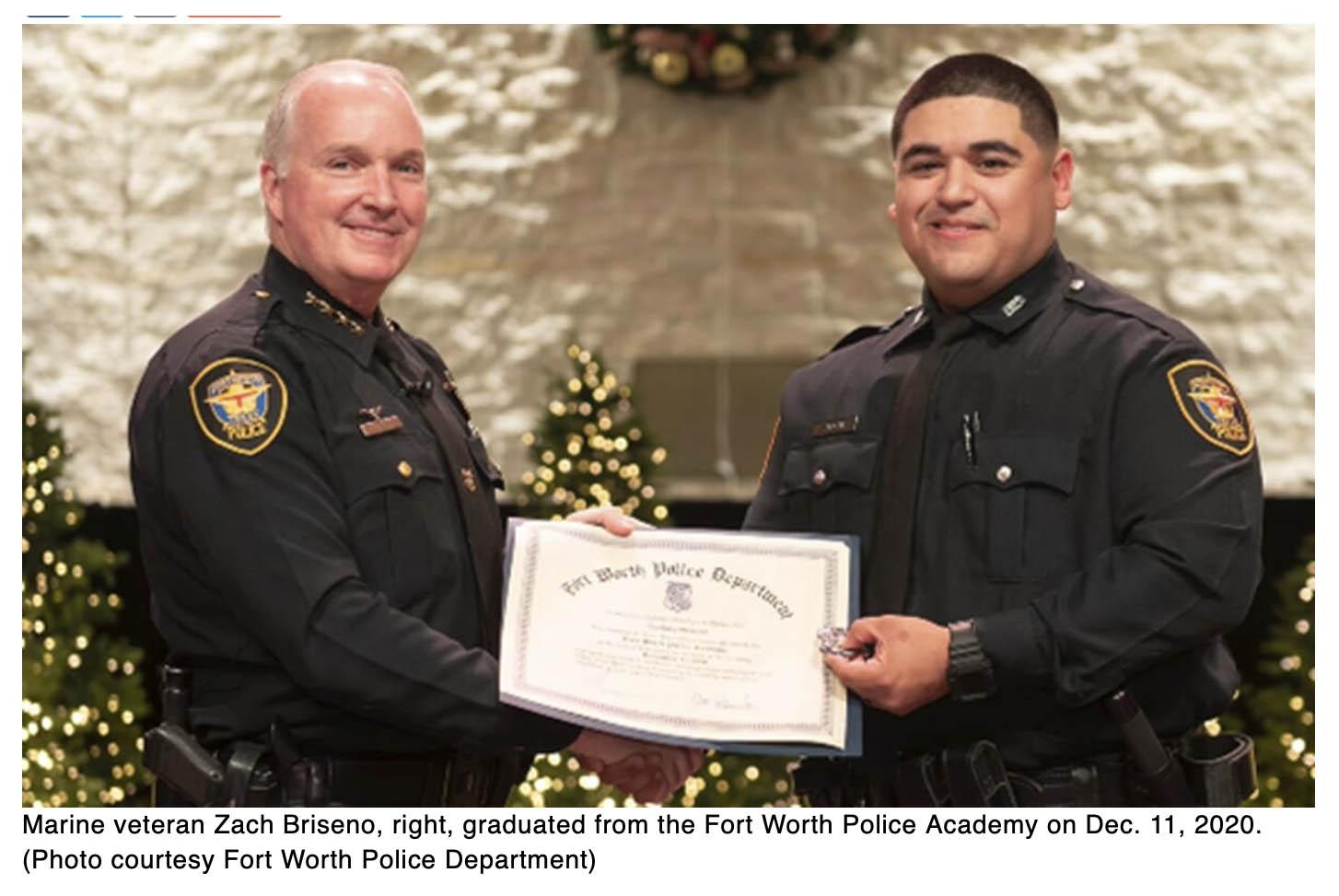  Marine veteran is now second double-amputee police officer in the country