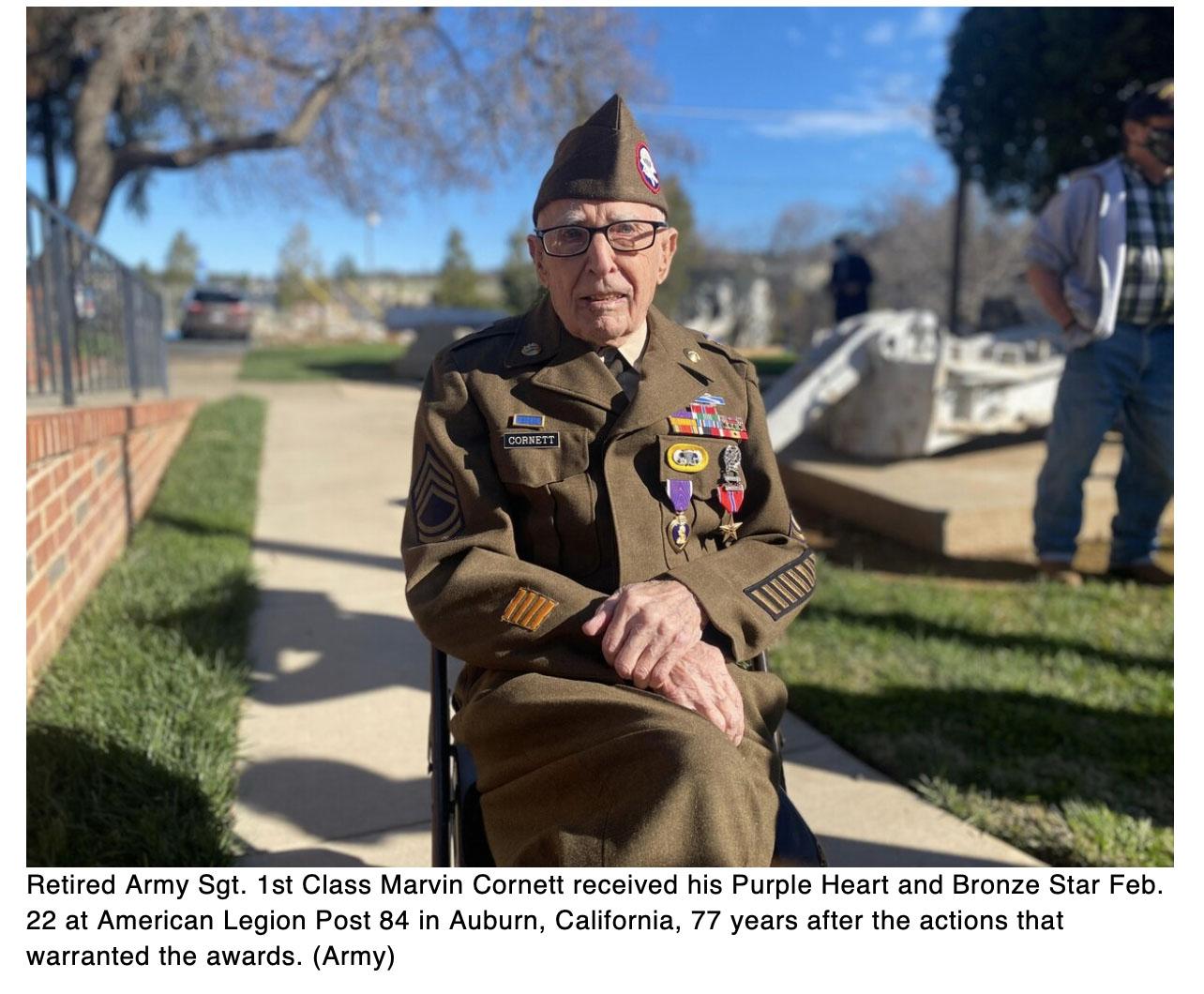  A 99-year-old World War II veteran finally gets his medals