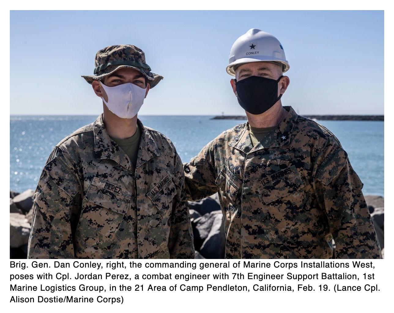 Marine corporal saves civilian couple kayaking in treacherous waters off California coast