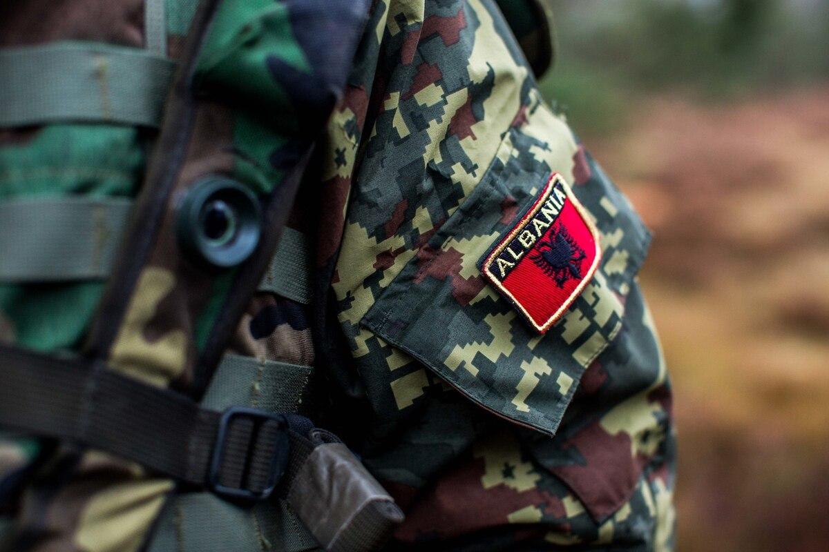 An Albanian soldier during Silver Arrow 2016. (NATO)