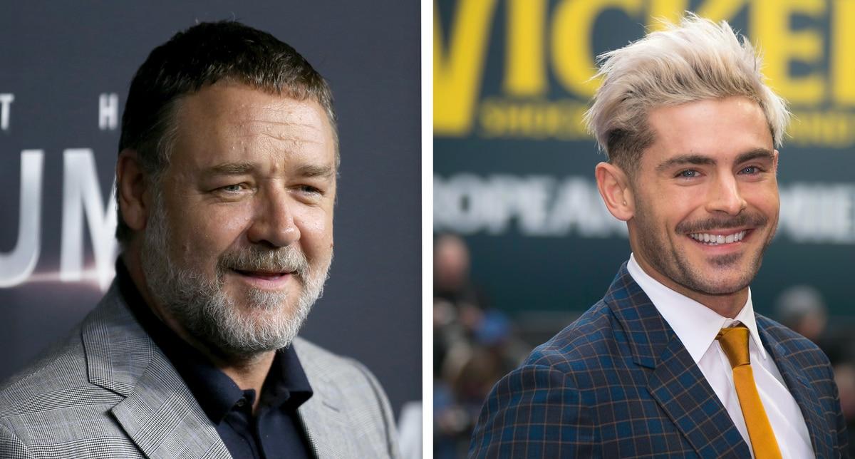 Russell Crowe and Zac Efron are both penciled in as cast members of the upcoming film. (Rick Rycroft/Joel Ryan/AP)