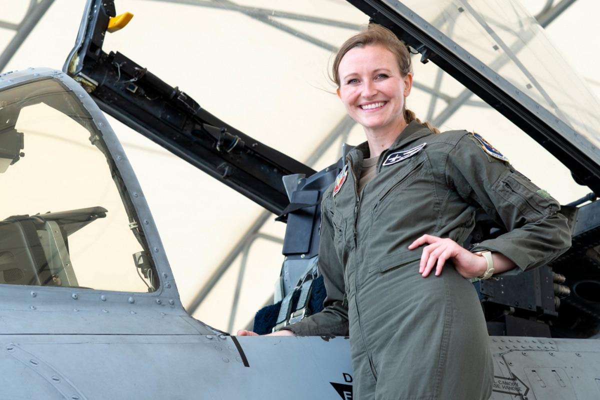 Air Force Capt. Taylor Bye, an A10C pilot with the 75th Fighter Squadron at Moody Air Force Base, Ga., and chief of standardization and evaluation, successfully landed her Thunderbolt II with minimal damage during an in-fl