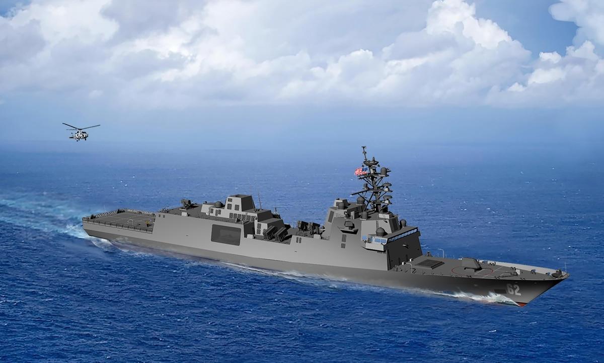 A Navy rendering shows a Constellation-class frigate, or FFG(X). (Navy)