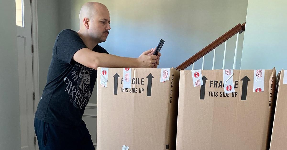 Army Capt. Jon Kline takes a break from packing during his family's Personally Procured Move, where they arranged for and did much of the work themselves. (Courtesy Sarah Lynne Kline) Moving yourself to a new duty station? Here are some tips for less stress, more savings