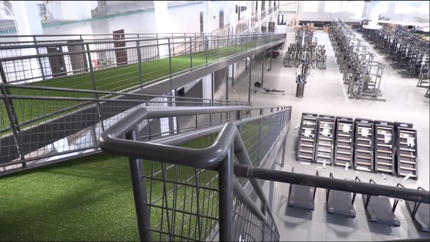The new Human Performance Training Center for 3rd Special Forces Group and the 95th Civil Affairs Brigade at Fort Bragg, North Carolina, includes two turf ramps for incline sprints and sled work, pictured here in an August This new ARSOF gym is better than most Division I football facilities