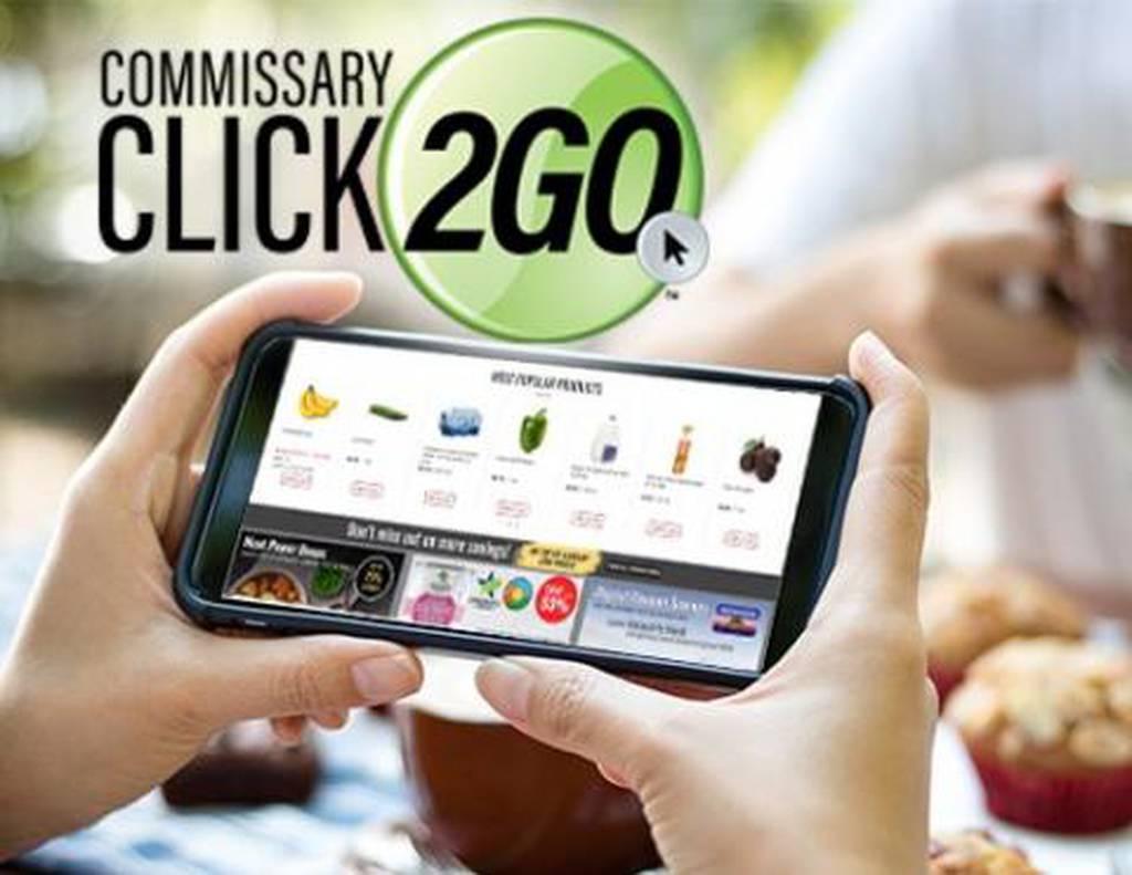 Click2Go, the Defense Commissary Agency's online ordering/curbside pickup service, is expanding worldwide to all commissaries by the end of September. (Defense Commissary Agency) Commissary customers worldwide will soon have curbside pickup