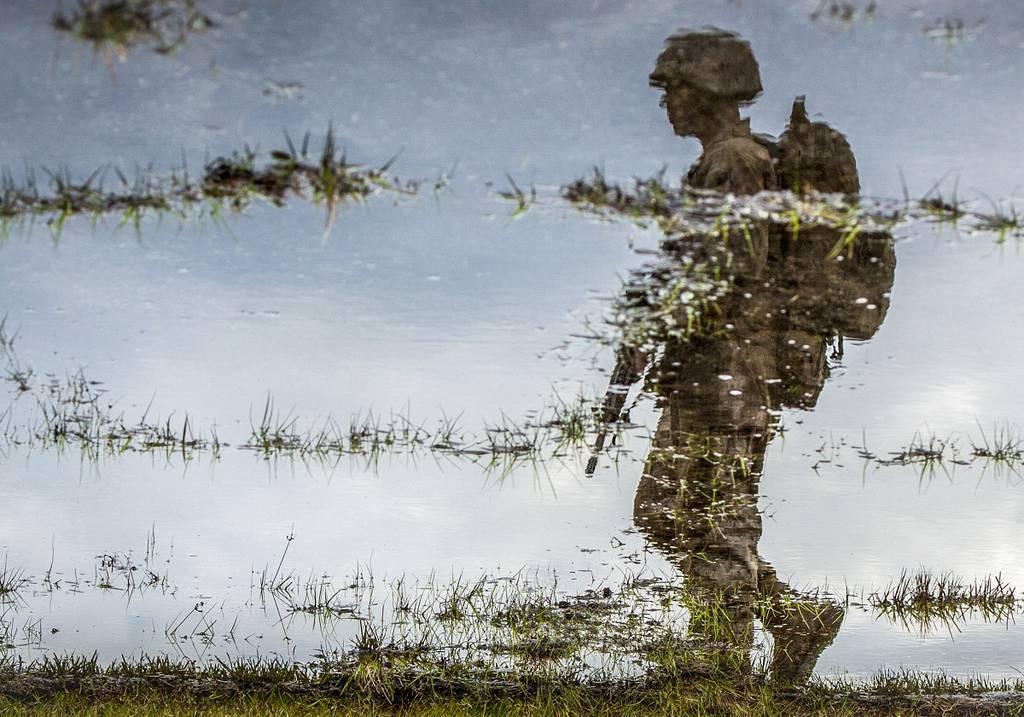A Marine Corps recruit marches to his platoon's next event during tactical training at the Marine Corps Recruit Depot in Parris Island, South Carolina, in 2015. (Staff Sgt. Marianique Santos/Marine Corps) Gunnery sergeants who never went to boot camp? It may be coming in the Marine Corps