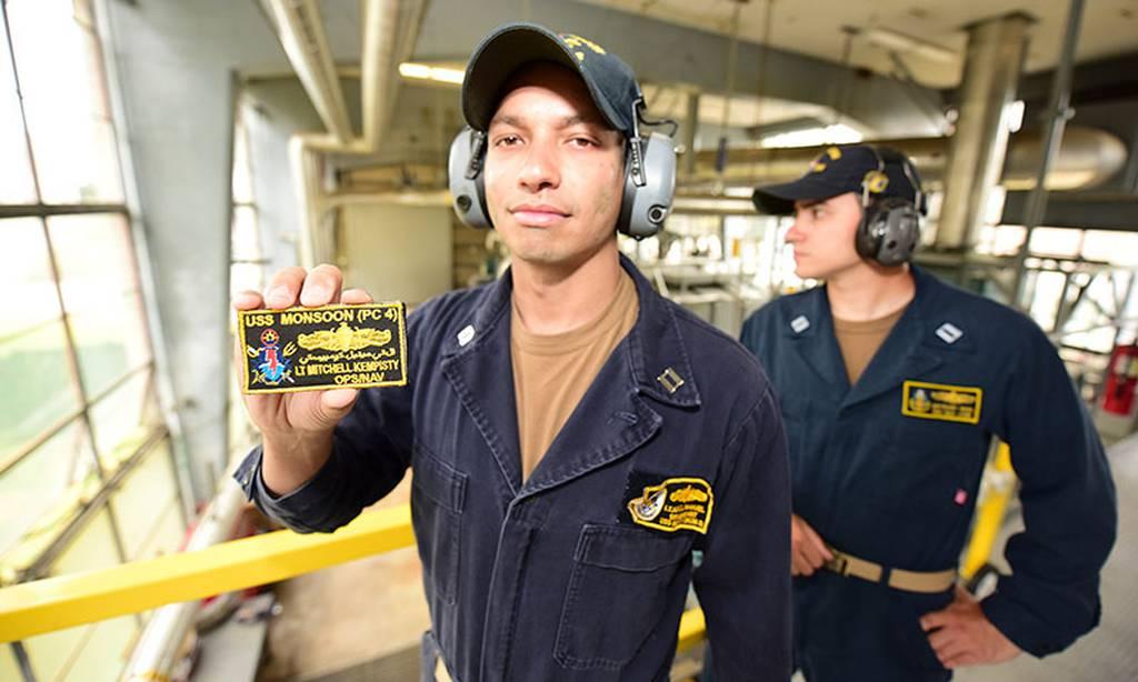 Lt. Mitchell Kempisty has invented a product that keeps coverall nametags from getting curled and wrinkly, and it's now for sale. (Naval Postgraduate School) This Navy officerâ€™s name tag invention is now available for purchase