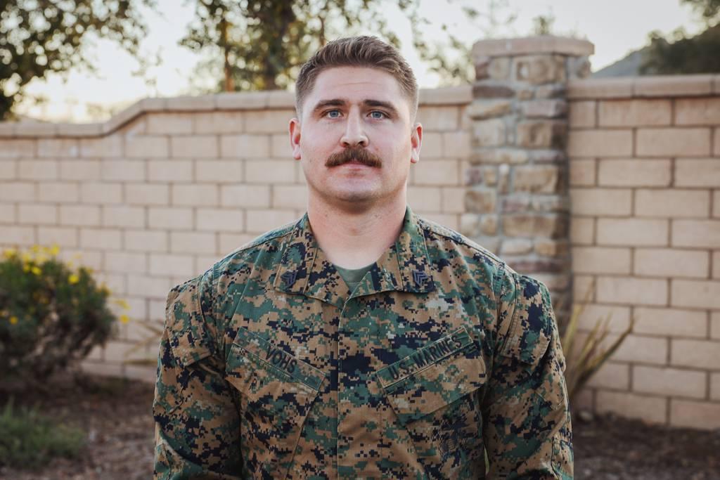 Sgt. Morgan Vohs, who currently serves as an open water safety coxswain with Expeditionary Operations Training Group, I Marine Expeditionary Force, provided first aid after a small plane crash. (Staff Sgt. Royce H. Dorman/ Marine sergeant and soldier aid California plane crash victims