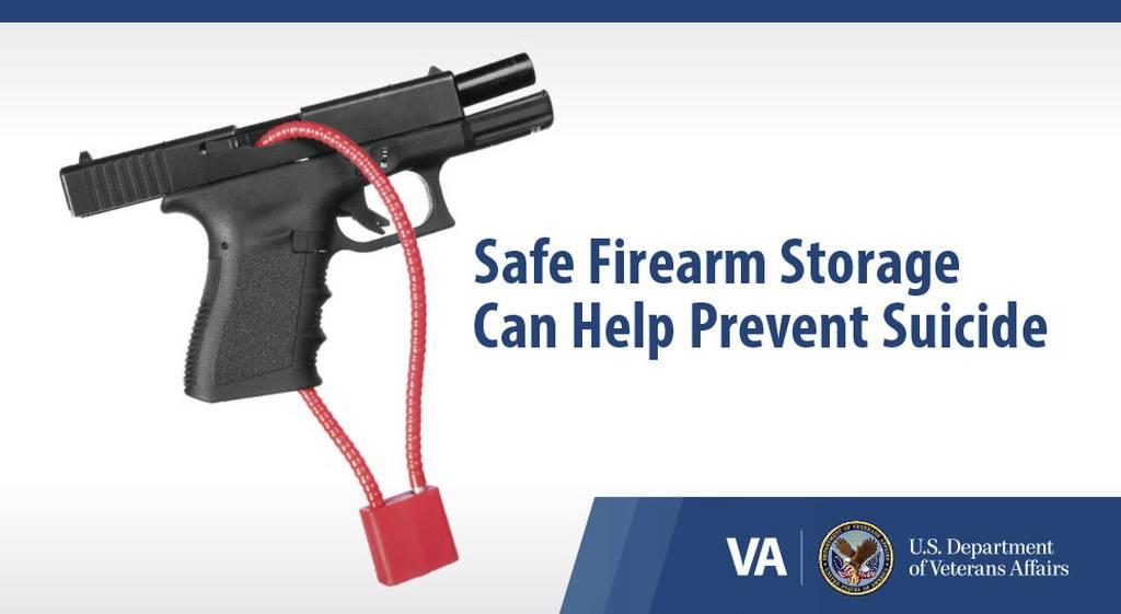 Veterans Affairs officials in recent months have increased messaging regarding safe storage of firearms as a means of reducing veteran suicides. (Department of Veterans Affairs) Defense Department to expand gun safety efforts in an attempt to reduce military suicides