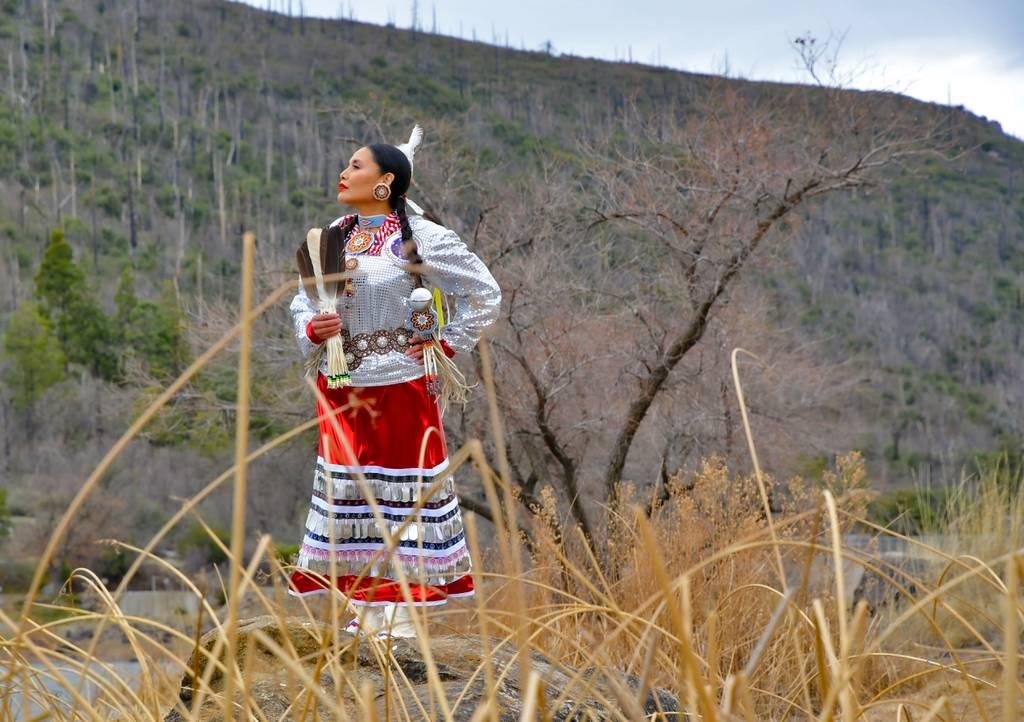 Rose Mcfadden is a leader of the Native American Women Warriors group, a community that seeks to aid Native American female veterans with recovery and in their transition out of the military. (Courtesy of James Skeet Photo Native American veterans encompass resilience, overcome health care challenges