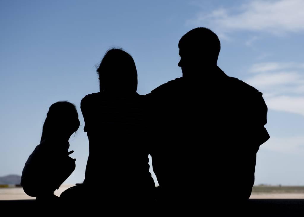 An airman sits with his family at Altus Air Force Base, Okla., April 26, 2018. (Airman Dylan Murakami/Air Force) Making the transition from service easier for military families