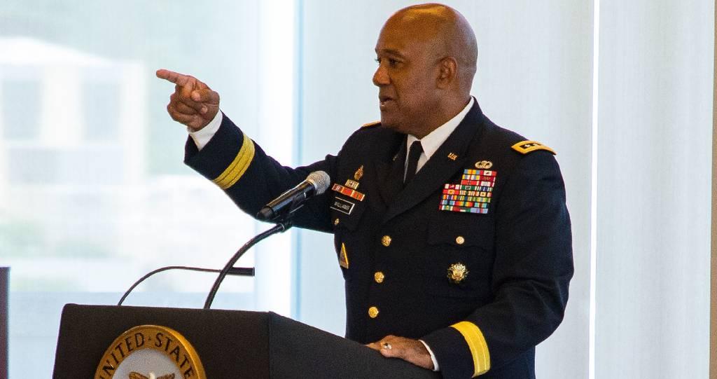Lt. Gen. Darryl A. Williams assumes duties as the 60th Superintendent of the of the U.S. Military Academy at West Point July 2, 2018. Williams is a 1983 Academy graduate. (U.S. Army photo by Michelle Eberhart) West Point superintendent slated to lead US Army Europe and Africa