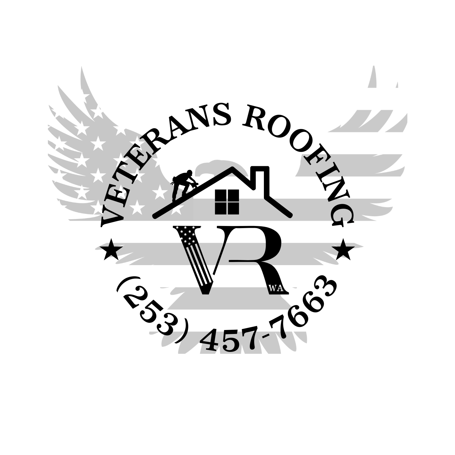 Veterans Roofing (logo)